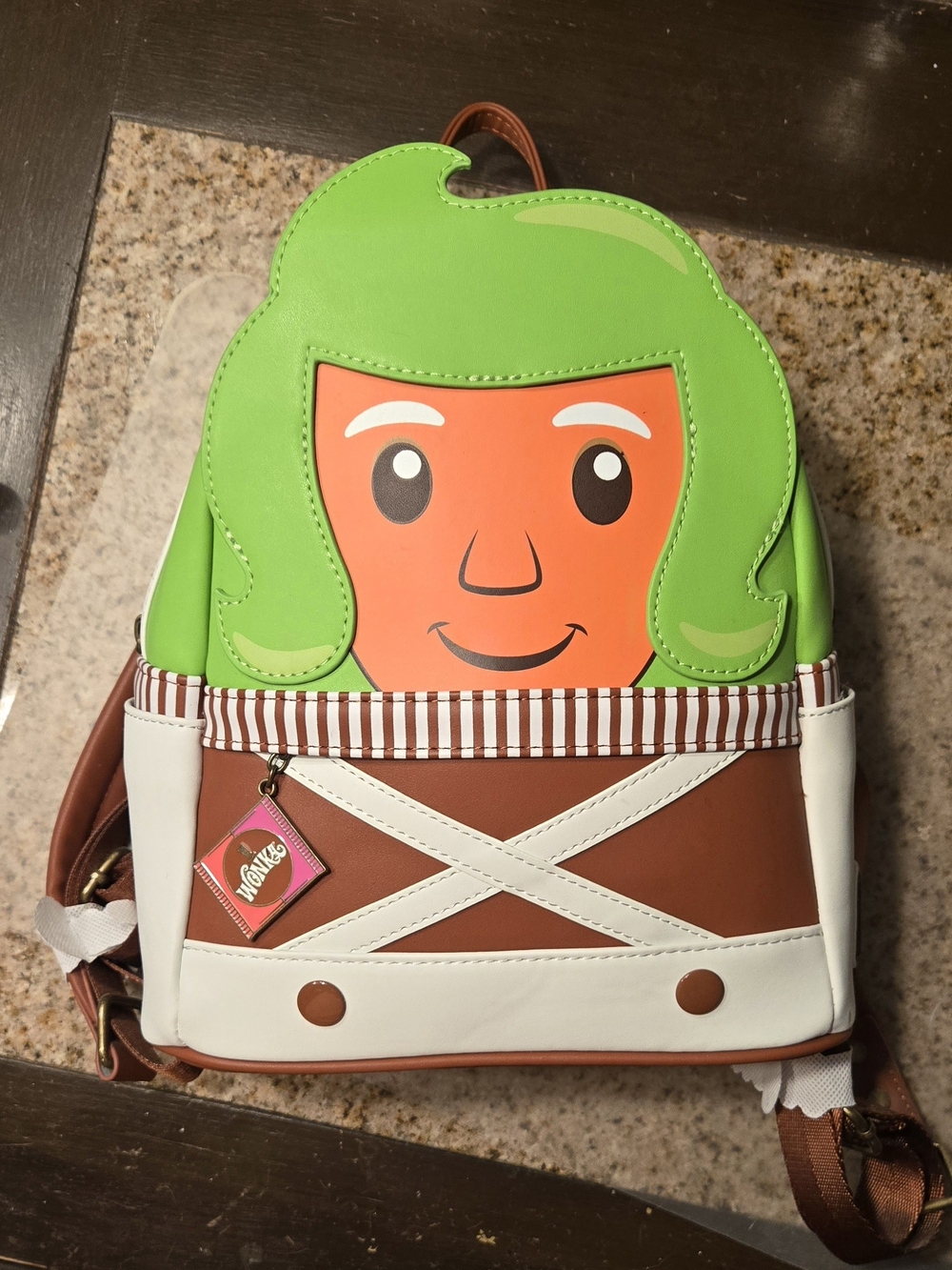 Willy Wonka OOMPA LOOMPA Loungefly Backpack Purse - NWOT